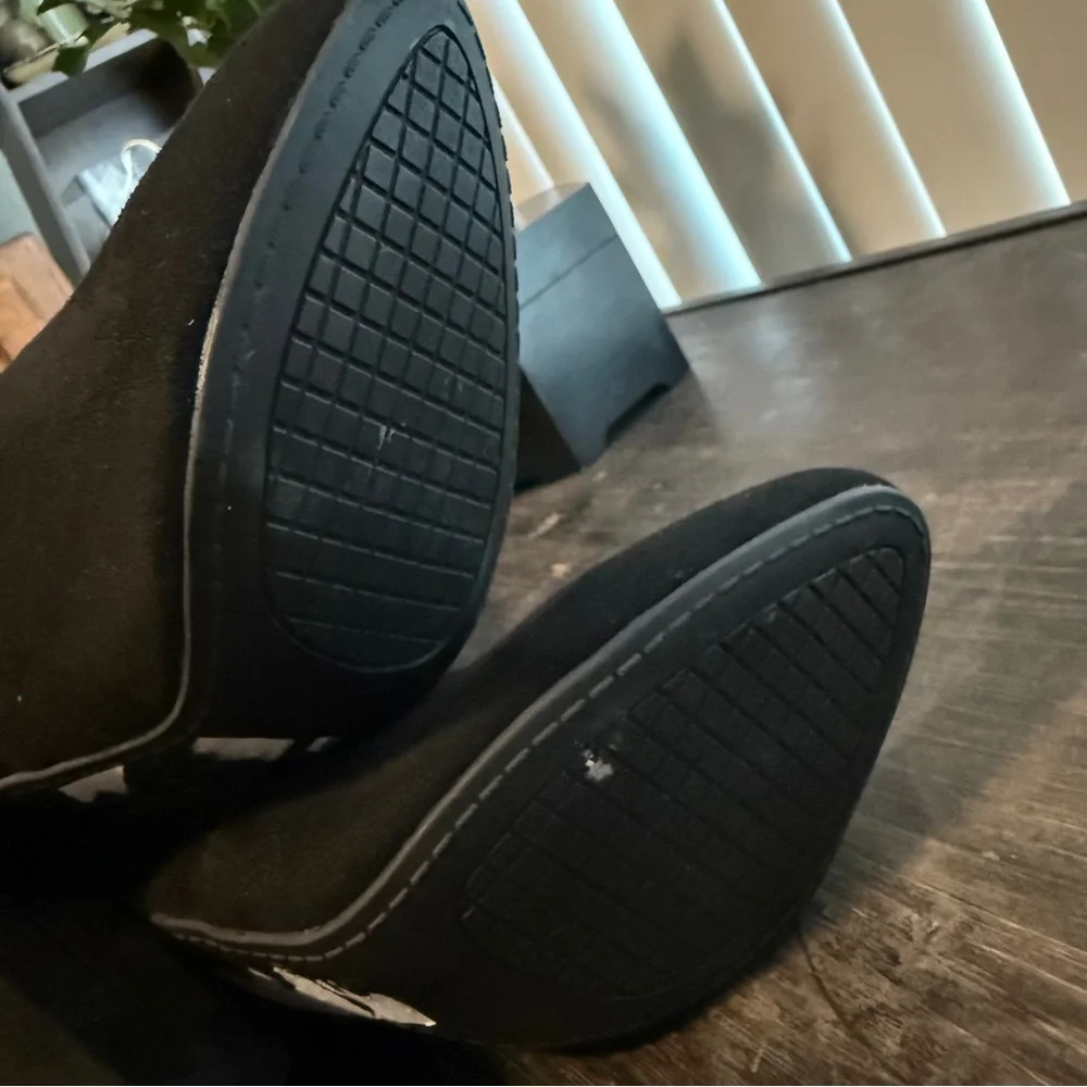 Steve Madden 6 Black Over-the-Knee Soft Microsuede Boots - Picture 2 of 9